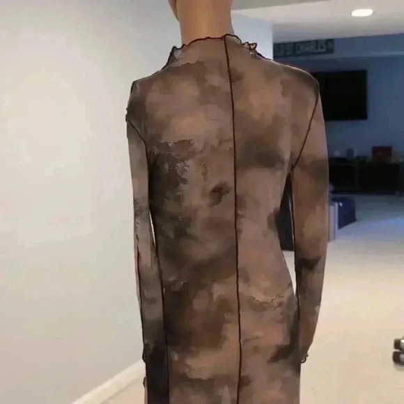 Blanc clothing sheer midi dress - Picture 6 of 10